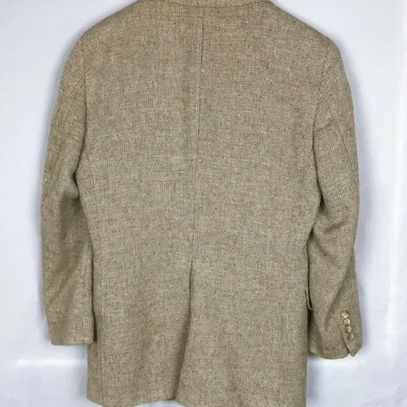 Nordstrom's Light Brown Tan Tweed Blazer Sports - Picture 2 of 10